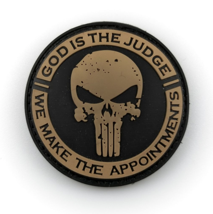 TACTICAL INNOVATIONS: "God is the Judge, We Make the Appointments" PVC Morale Patch