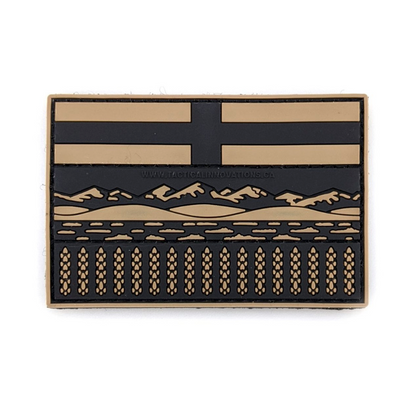 TACTICAL INNOVATIONS: Alberta Provincial Flag PVC Patch – Multicolour Collection