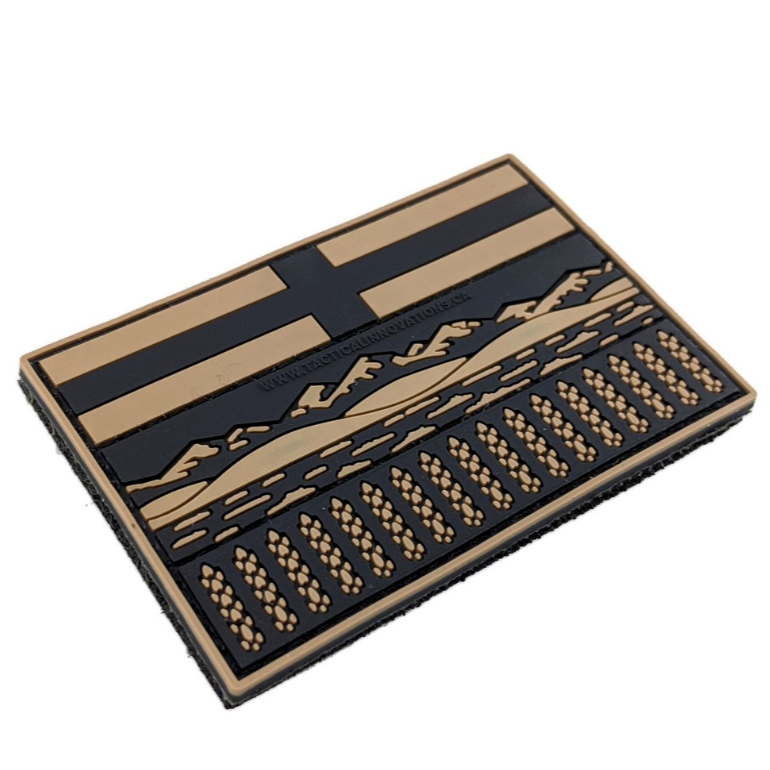 TACTICAL INNOVATIONS: Alberta Provincial Flag PVC Patch – Multicolour Collection