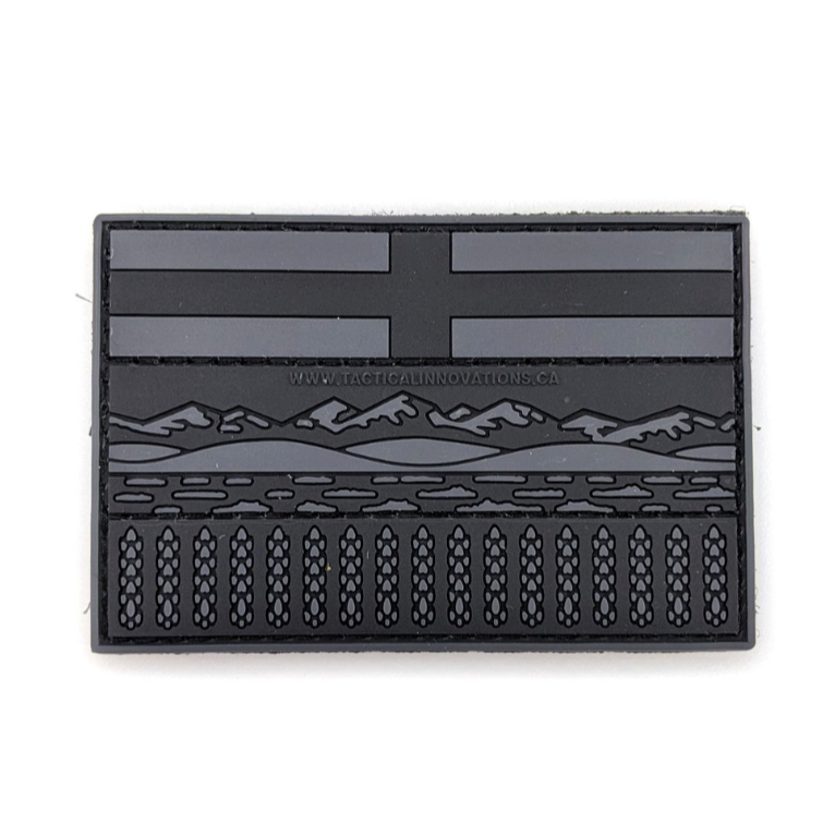 TACTICAL INNOVATIONS: Alberta Provincial Flag PVC Patch – Multicolour Collection