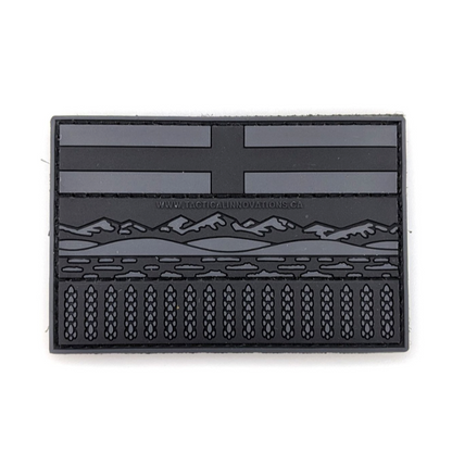 TACTICAL INNOVATIONS: Alberta Provincial Flag PVC Patch – Multicolour Collection