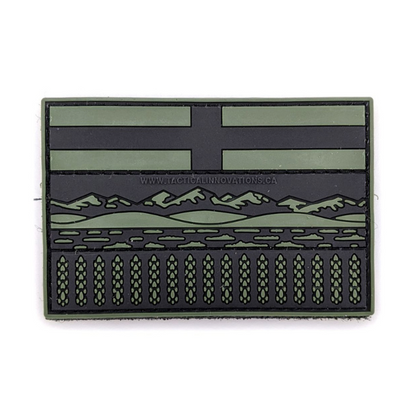 TACTICAL INNOVATIONS: Alberta Provincial Flag PVC Patch – Multicolour Collection
