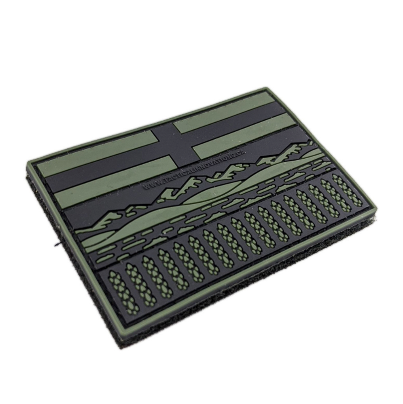 TACTICAL INNOVATIONS: Alberta Provincial Flag PVC Patch – Multicolour Collection