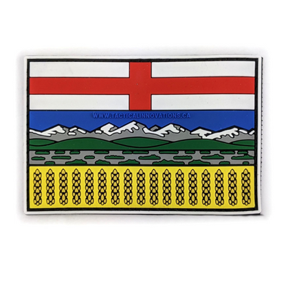 TACTICAL INNOVATIONS: Alberta Provincial Flag PVC Patch – Multicolour Collection