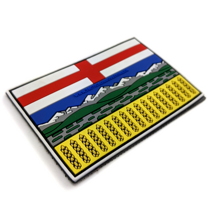 TACTICAL INNOVATIONS: Alberta Provincial Flag PVC Patch – Multicolour Collection