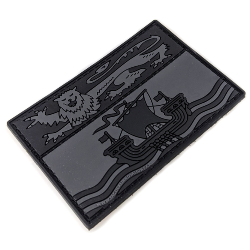 TACTICAL INNOVATIONS: New Brunswick Provincial Flag PVC Patch – Multicolour Collection