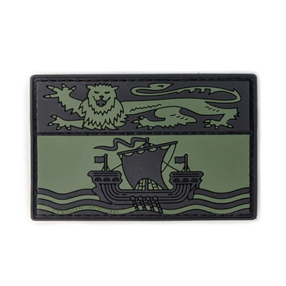 TACTICAL INNOVATIONS: New Brunswick Provincial Flag PVC Patch – Multicolour Collection