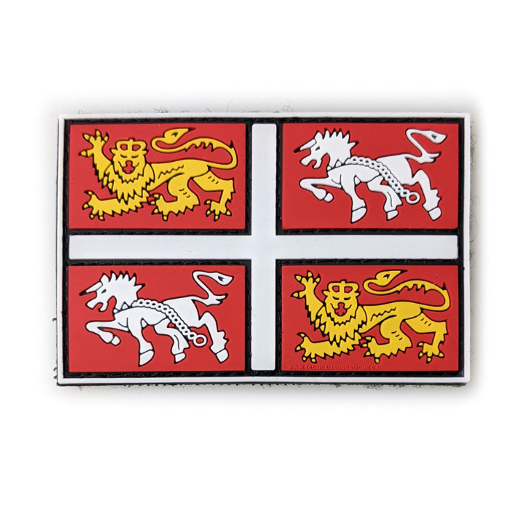 TACTICAL INNOVATIONS: Newfoundland & Labrador Provincial Flag PVC Patch – Multicolour Collection
