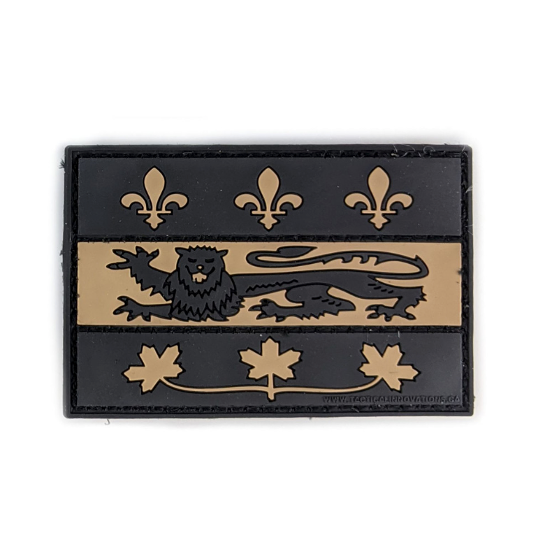 TACTICAL INNOVATIONS: Quebec Provincial Flag PVC Patch – Multicolour Collection