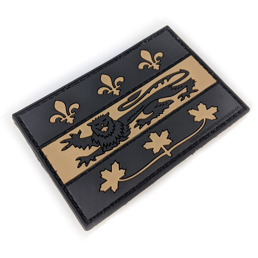 TACTICAL INNOVATIONS: Quebec Provincial Flag PVC Patch – Multicolour Collection