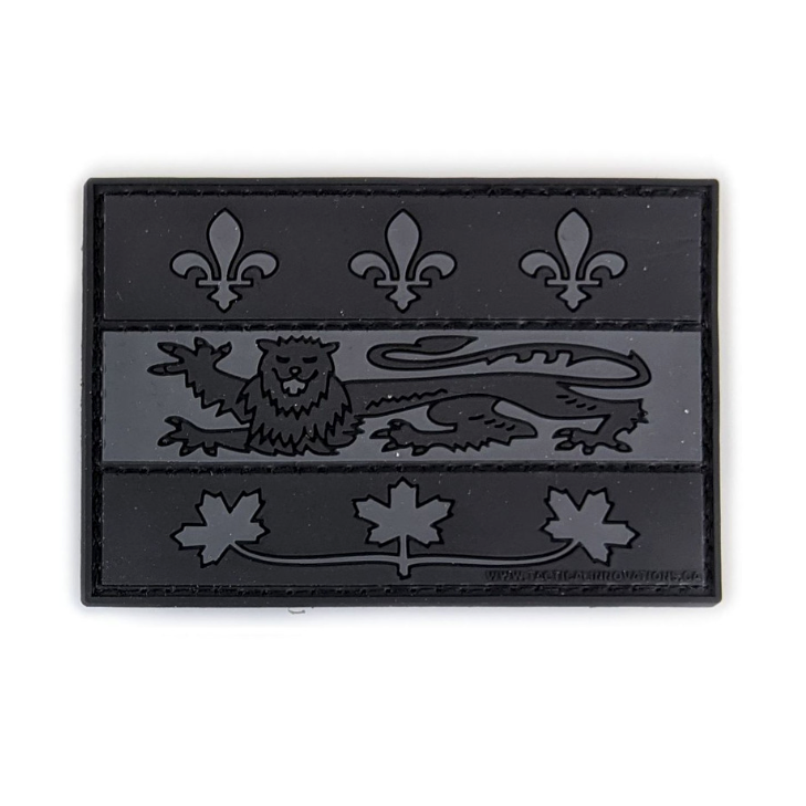 TACTICAL INNOVATIONS: Quebec Provincial Flag PVC Patch – Multicolour Collection