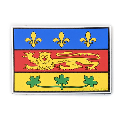 TACTICAL INNOVATIONS: Quebec Provincial Flag PVC Patch – Multicolour Collection