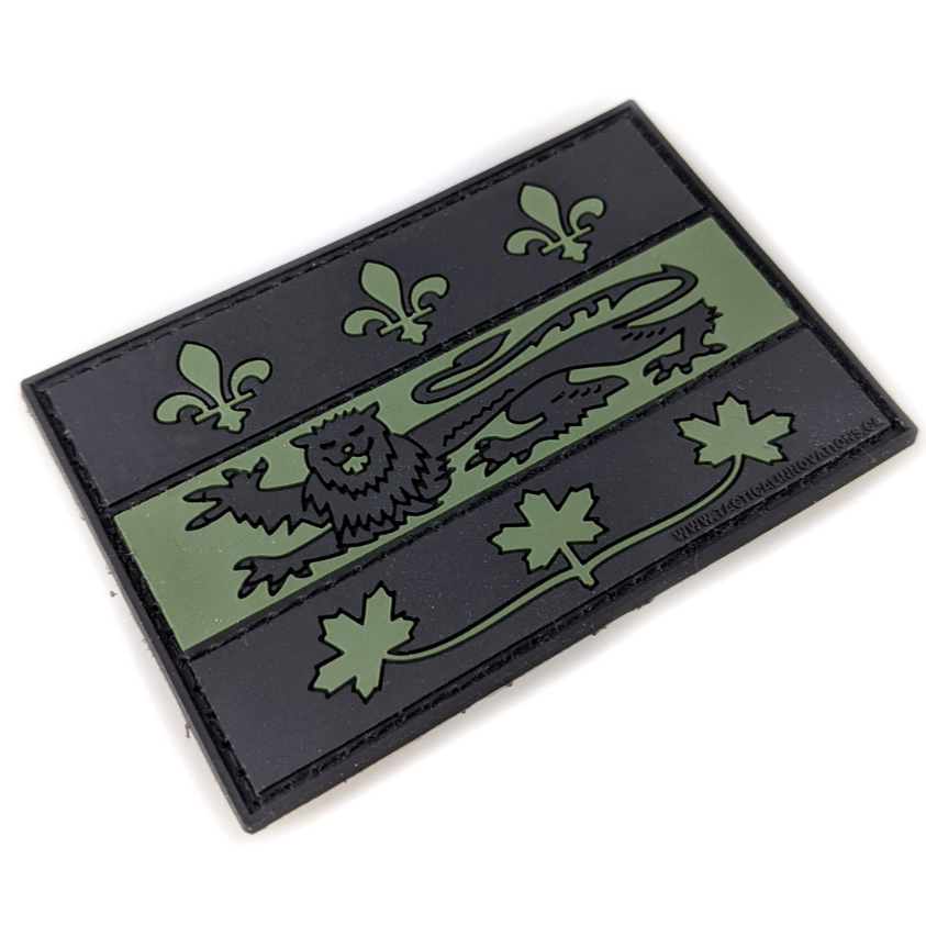 TACTICAL INNOVATIONS: Quebec Provincial Flag PVC Patch – Multicolour Collection