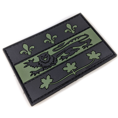TACTICAL INNOVATIONS: Quebec Provincial Flag PVC Patch – Multicolour Collection