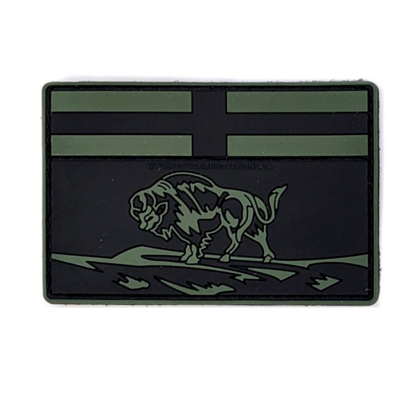 TACTICAL INNOVATIONS: Manitoba Provincial Flag PVC Patch – Multicolour Collection