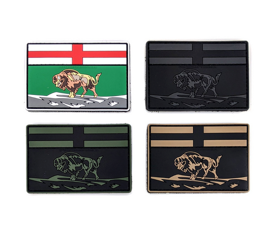 TACTICAL INNOVATIONS: Manitoba Provincial Flag PVC Patch – Multicolour Collection