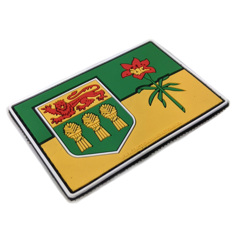 TACTICAL INNOVATIONS: Saskatchewan Provincial Flag PVC Patch – Multicolour Collection
