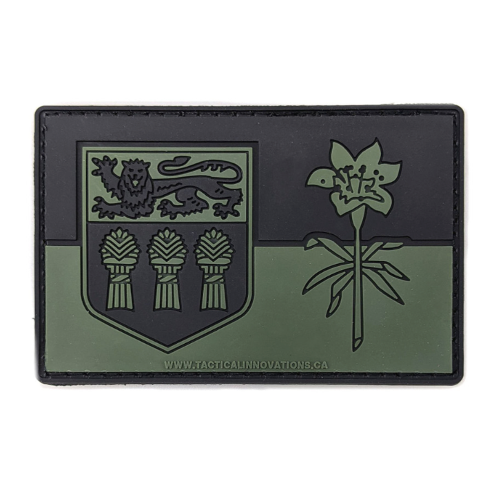 TACTICAL INNOVATIONS: Saskatchewan Provincial Flag PVC Patch – Multicolour Collection