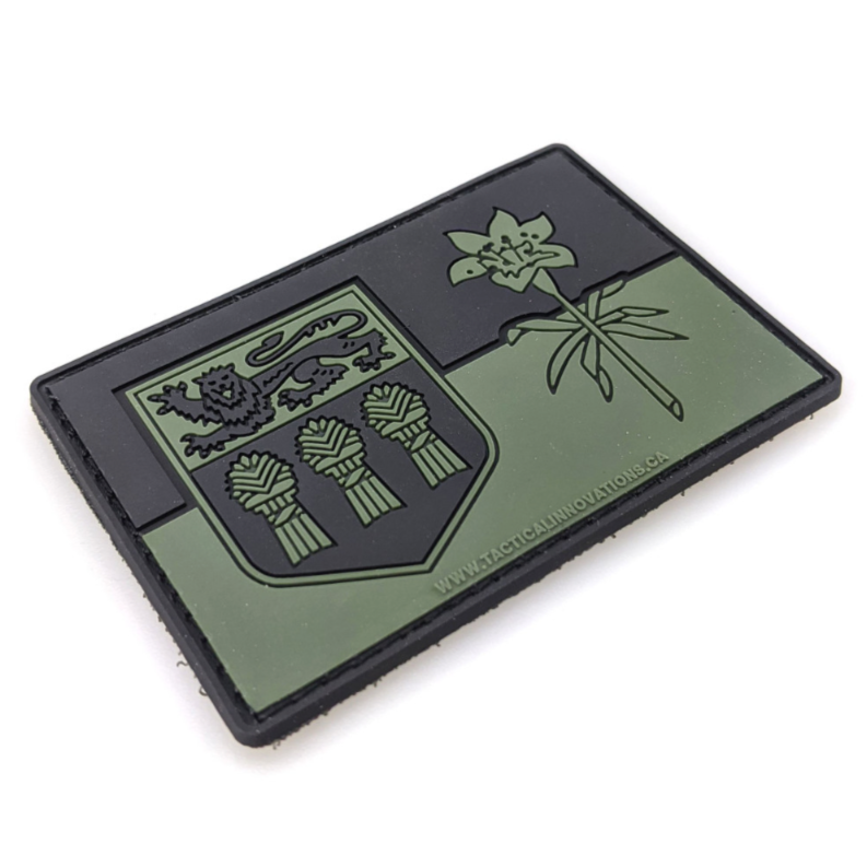 TACTICAL INNOVATIONS: Saskatchewan Provincial Flag PVC Patch – Multicolour Collection