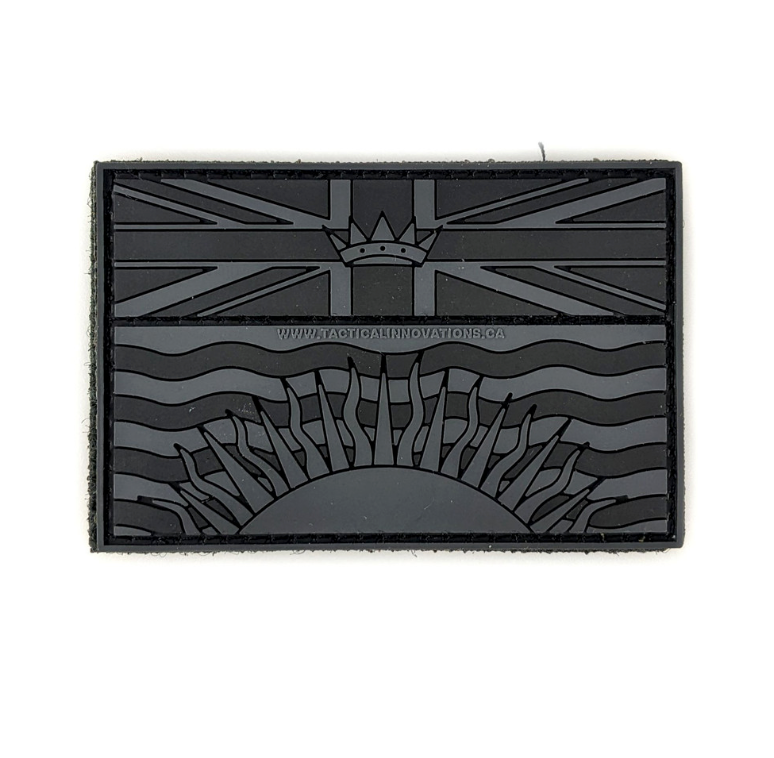 TACTICAL INNOVATIONS: British Columbia Provincial Flag PVC Patch – Multicolour Collection
