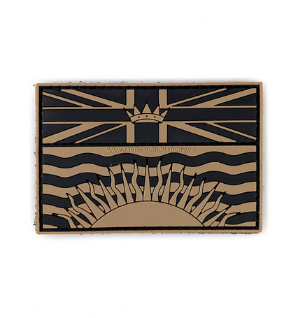 TACTICAL INNOVATIONS: British Columbia Provincial Flag PVC Patch – Multicolour Collection