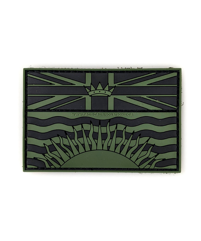 TACTICAL INNOVATIONS: British Columbia Provincial Flag PVC Patch – Multicolour Collection