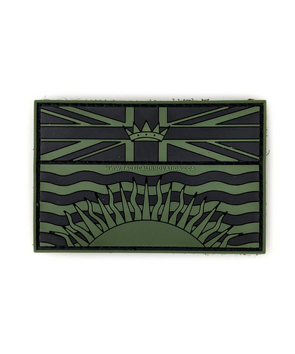 TACTICAL INNOVATIONS: British Columbia Provincial Flag PVC Patch – Multicolour Collection