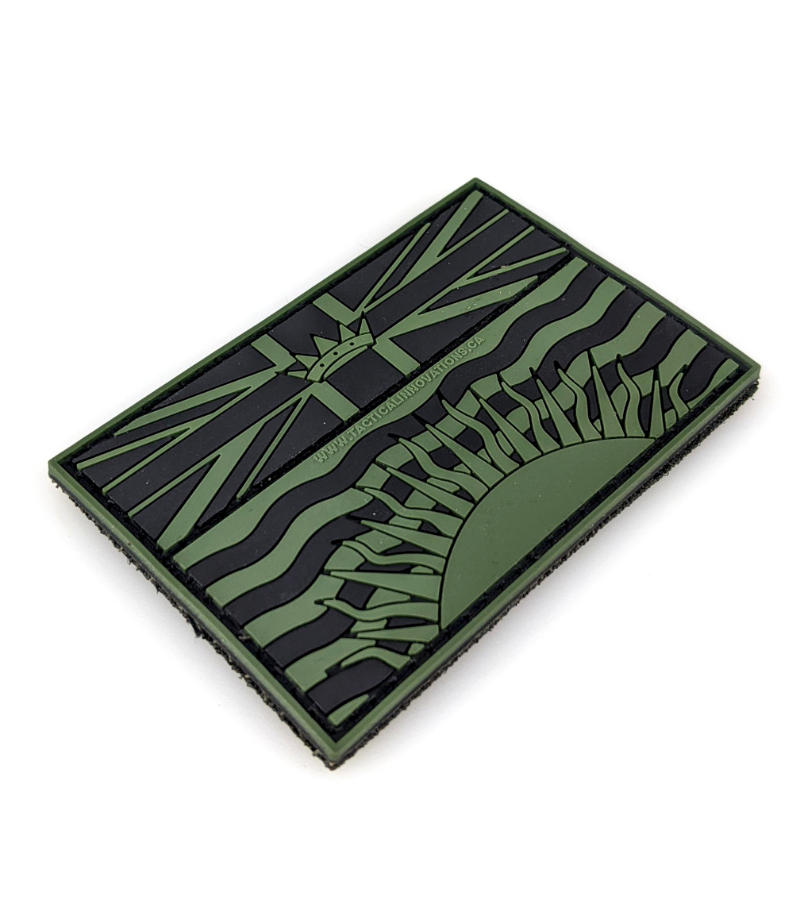TACTICAL INNOVATIONS: British Columbia Provincial Flag PVC Patch – Multicolour Collection