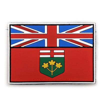 TACTICAL INNOVATIONS: Ontario Provincial Flag PVC Patch – Multicolour Collection