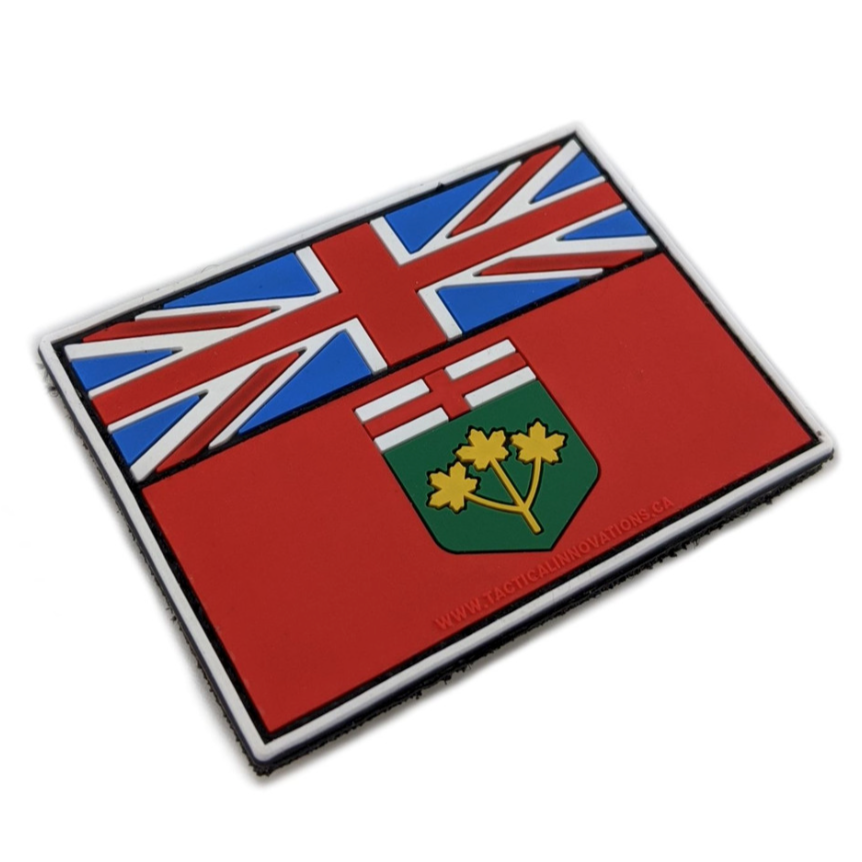 TACTICAL INNOVATIONS: Ontario Provincial Flag PVC Patch – Multicolour Collection