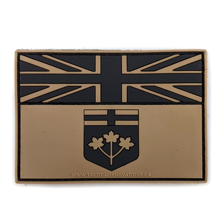 TACTICAL INNOVATIONS: Ontario Provincial Flag PVC Patch – Multicolour Collection