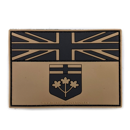 TACTICAL INNOVATIONS: Ontario Provincial Flag PVC Patch – Multicolour Collection