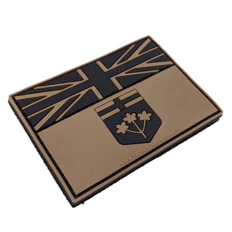 TACTICAL INNOVATIONS: Ontario Provincial Flag PVC Patch – Multicolour Collection