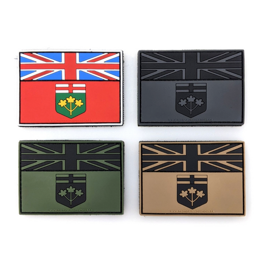 TACTICAL INNOVATIONS: Ontario Provincial Flag PVC Patch – Multicolour Collection