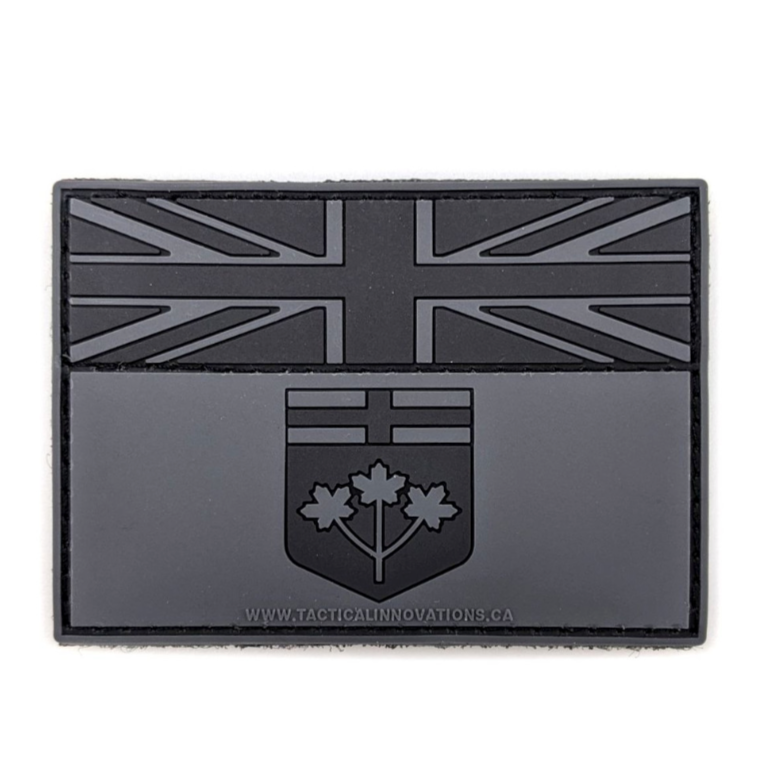 TACTICAL INNOVATIONS: Ontario Provincial Flag PVC Patch – Multicolour Collection