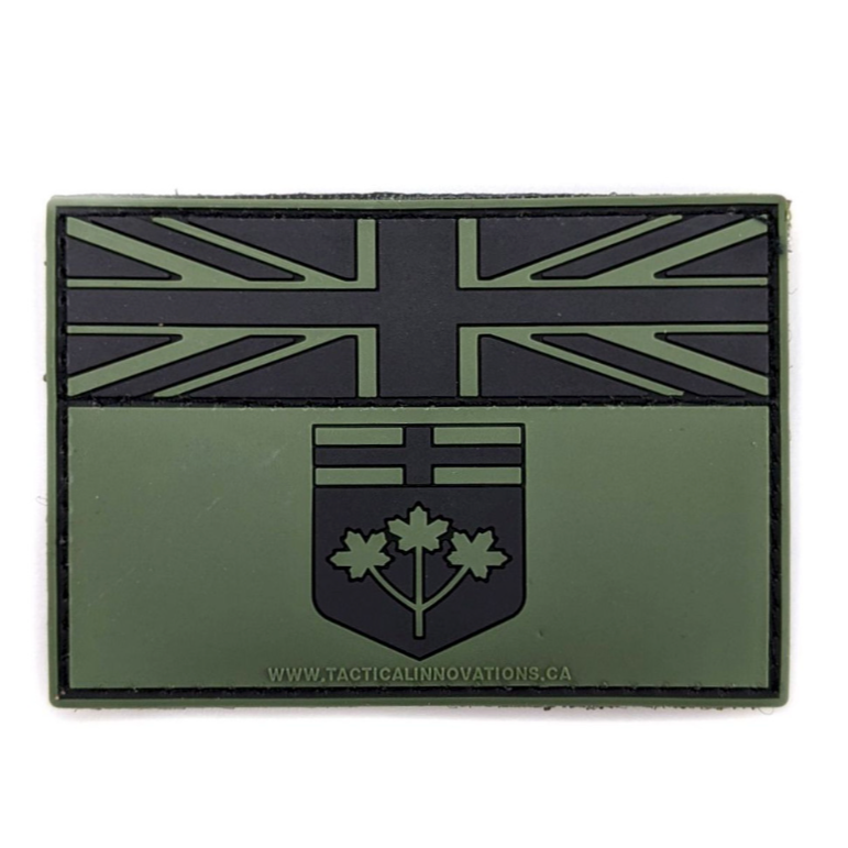 TACTICAL INNOVATIONS: Ontario Provincial Flag PVC Patch – Multicolour Collection