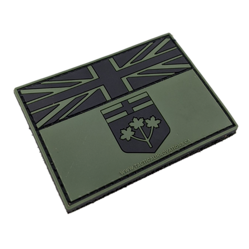 TACTICAL INNOVATIONS: Ontario Provincial Flag PVC Patch – Multicolour Collection
