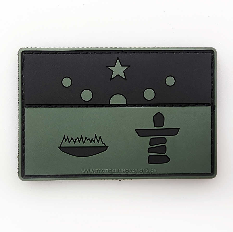 TACTICAL INNOVATIONS: Nunavut Territorial Flag PVC Patch – Multicolour Collection
