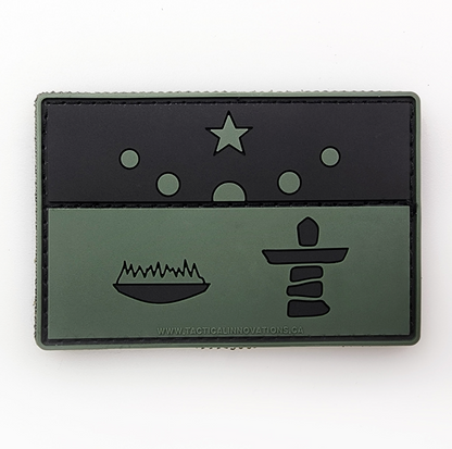 TACTICAL INNOVATIONS: Nunavut Territorial Flag PVC Patch – Multicolour Collection