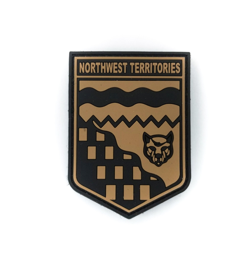 TACTICAL INNOVATIONS: Northwest Territories Territorial Shield PVC Patch – Multicolour Collection
