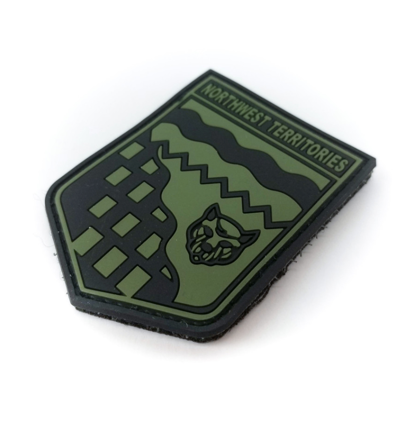 TACTICAL INNOVATIONS: Northwest Territories Territorial Shield PVC Patch – Multicolour Collection