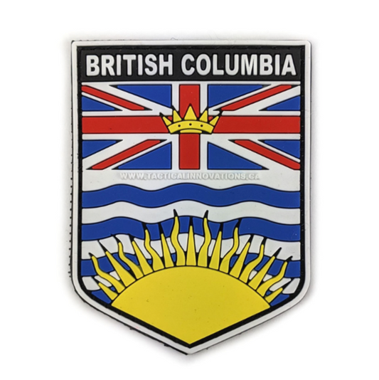 TACTICAL INNOVATIONS: British Columbia Provincial Shield PVC Patch – Multicolour Collection