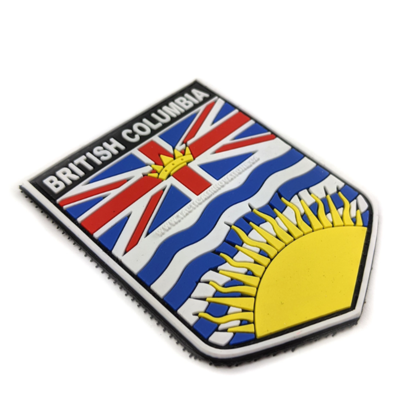 TACTICAL INNOVATIONS: British Columbia Provincial Shield PVC Patch – Multicolour Collection