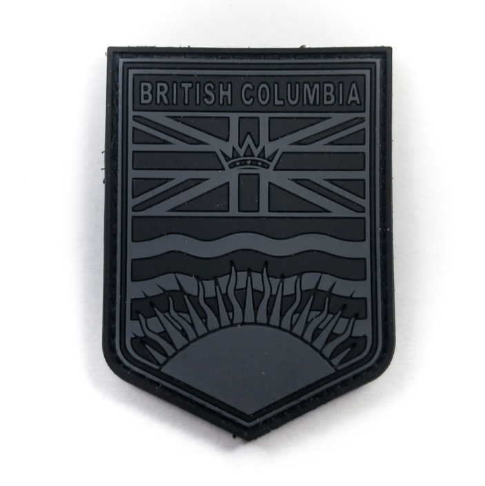 TACTICAL INNOVATIONS: British Columbia Provincial Shield PVC Patch – Multicolour Collection