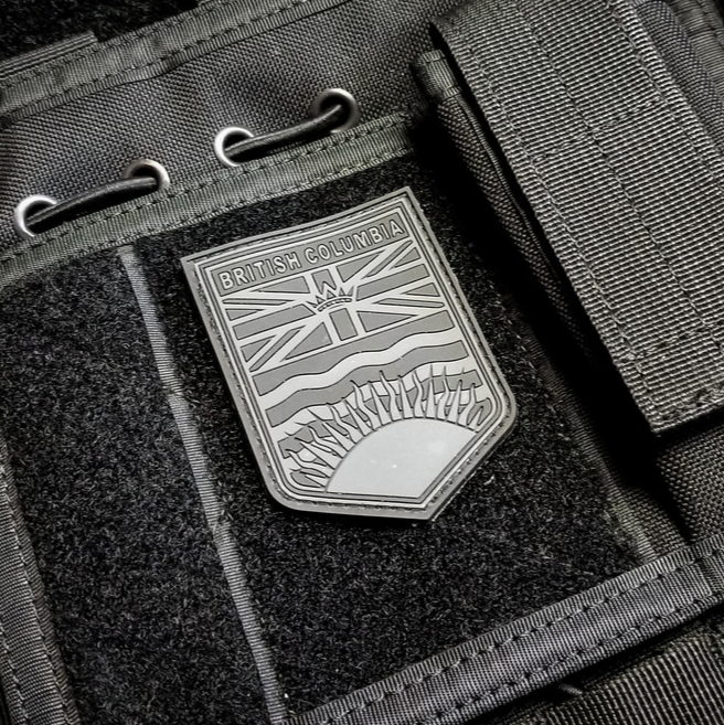 TACTICAL INNOVATIONS: British Columbia Provincial Shield PVC Patch – Multicolour Collection