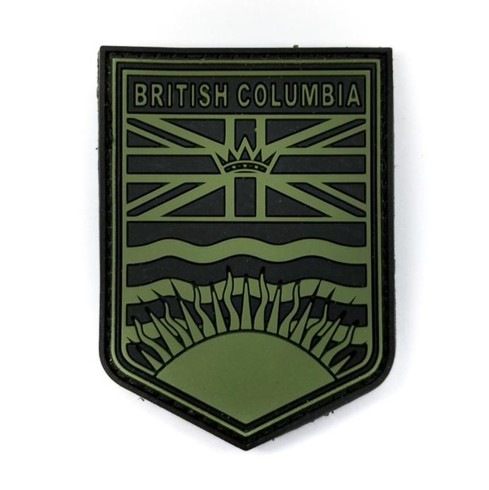 TACTICAL INNOVATIONS: British Columbia Provincial Shield PVC Patch – Multicolour Collection
