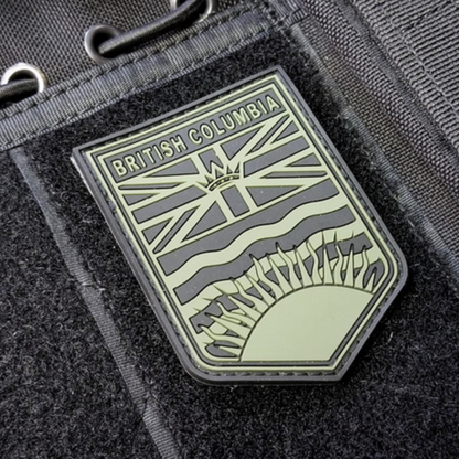 TACTICAL INNOVATIONS: British Columbia Provincial Shield PVC Patch – Multicolour Collection