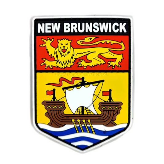 TACTICAL INNOVATIONS: New Brunswick Provincial Shield PVC Patch – Multicolour Collection