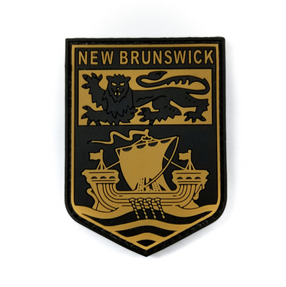 TACTICAL INNOVATIONS: New Brunswick Provincial Shield PVC Patch – Multicolour Collection