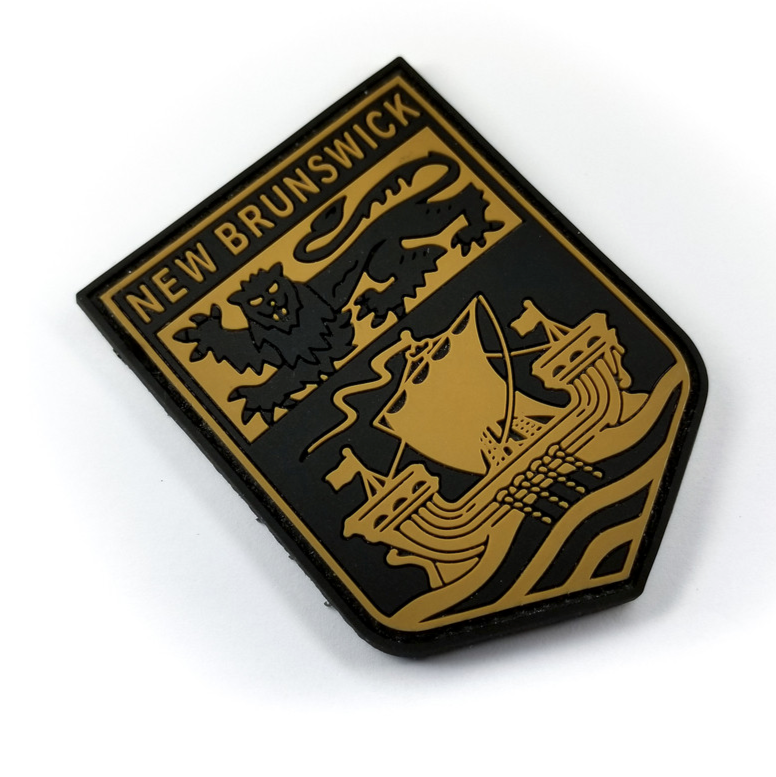 TACTICAL INNOVATIONS: New Brunswick Provincial Shield PVC Patch – Multicolour Collection